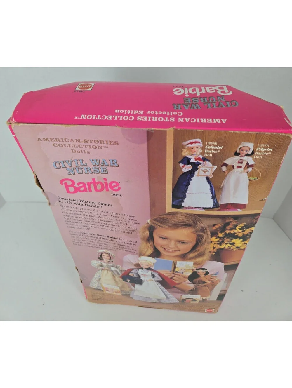 Vintage 1995 Mattel American Stories Collection Civil War Nurse Barbie